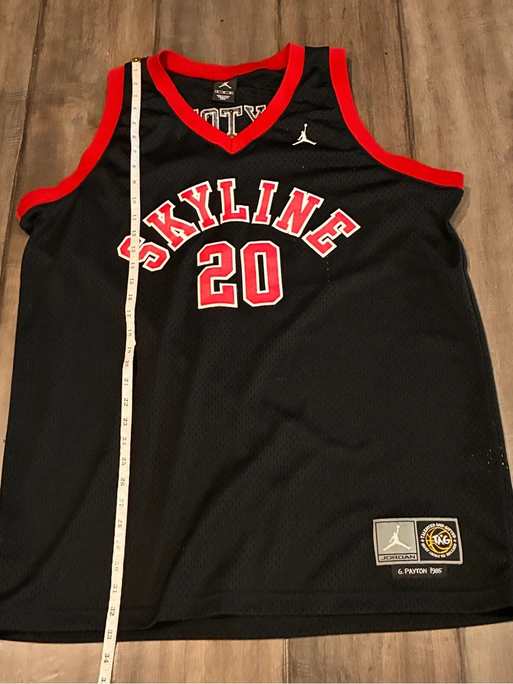 Jordan Brand Gary Payton Skyline High School #20 Jersey - Size XL